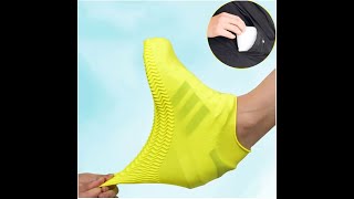 Reusable Waterproof Silicone Shoe Covers for Sneakers and Shoes