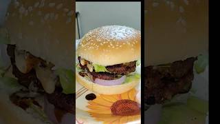 Beef Grill Burger || Home made Grill Burger 🍔 #grillburger #beefburger #shorts