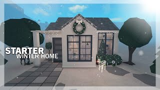 BLOXBURG: starter winter home 35k l tour + speedbuild