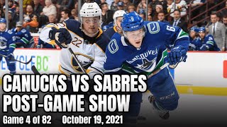 Canucks vs Sabres Post-Game Show (October 19, 2021)