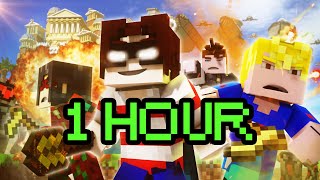 "Friends Until the End" 1 HOUR - A Minecraft Original Music Video ♪