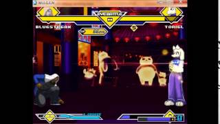 Mugen Bluestreak (me) VS Toriel