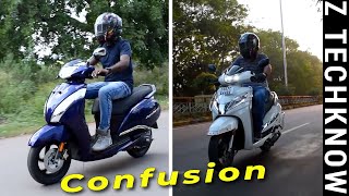 TVS Jupiter 125 & Honda Activa 125 BS6 2021 Detailed Comparison in Hindi Features Pro&Cons ZTechknow