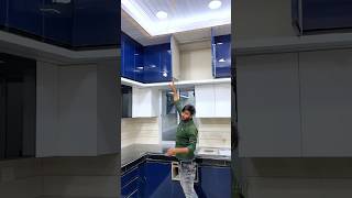 Modular kitchen में full height cabinet  Design ￼￼￼#modularkitchen #vishalfurniture #shortvideo