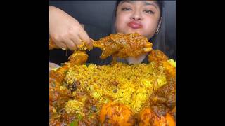 ASMR: EATING SPICY MUTTON CURRY🔥 LEMON RICE || #shorts #mukbangn#asmreating #mukbangasmr #asmr