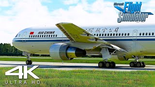 Microsoft Flight Simulator 2020 | Boeing 767-300 | Insane Graphics Take-off From Beijing | 4K