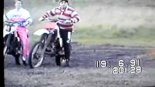 yamaha yz125  yz250 haveing fun in 1991