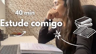 Estude comigo #1 | Study with me | Consegui focar nos estudos