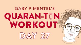 *DAY 27* QUARAN-TIN EXERCISE PLAN | ELDERLY ISOLATION HOME WORKOUT | CORONAVIRUS QUARANTINE