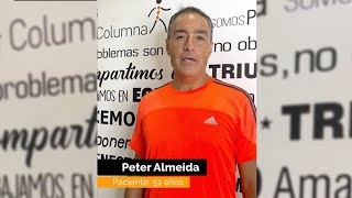 Testimonio Peter Almeida | Discopatía degenerativa L4-S1, Protrusión posterolateral #shorts