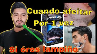 🧔💈Minoxidil para lampinos principiantes cuando afeitar por primera vez Tu barba minoxidil