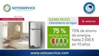 Gama NUOS. Bombas de calor para agua caliente sanitaria.