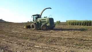 Siláže 2015 - John Deere 7300 & Tatra 815 agro