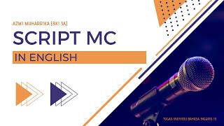 Script MC in English