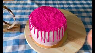 تورته للبنات سهله وسريعه تورته باربي #cakebarbie