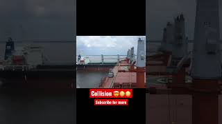 Collision between two giant bulk carriers 😲which ship should have taken action and why?#collusion