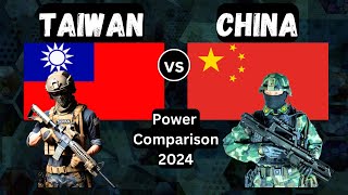 Taiwan vs China Military Power Comparison 2024 | China vs Taiwan Military Power 2024