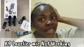 Lagos living: K9 Lavelier mic Not Working | Faulty Led Light battery | Back to Computer village