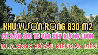 0979691890- Chủ chuyển sang Pháp Định cư chuyển nhượng lại khuôn viên vườn sẵn thổ cư, vườn đẹp