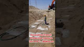 Classification of soil|  excavation safety| excavation edges protection