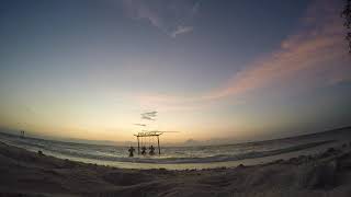 Timelapse Bali seen from Gili T.