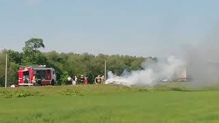 Пожарные тушат Волгу на Сернурском тракте в Марий Эл