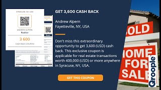 Get 3,600 (USD) cash back from Andrew Alpern in Syracuse, NY, USA