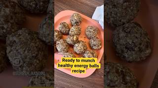 Get energised with these balls! #health #lifestyle #food #recipeshorts #shorts #shortsviral