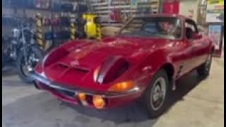 1971 Opel GT - Cold Start, Headlamps, Driving