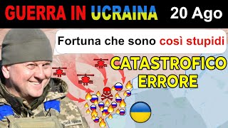 20 Ago: Sconcertante: Piloti Russi Ubriachi RIDUCONO IN CENERE COLONNA DELLE PROPRIE FORZE