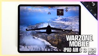 iPad Air 6 13 inch Call of Duty Warzone Mobbile Gaming test | Apple M2