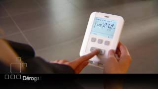 Hager thermostat d'ambiance programmable