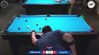 Mike Davis Jr vs Greg Dix - 8 Ball Tournament - Second Round - 7/13/24