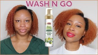 AFRICAN PRIDE OLIVE MIRACLE FOAM SETTING MOUSSE WASH N GO