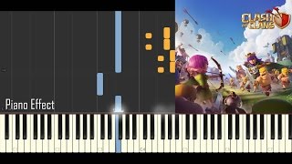 Clash of Clans Theme (Piano Tutorial Synthesia)