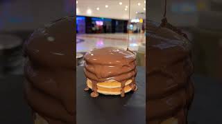 Chocolate Pancake design #shortvideo #pancake #cake #pancake #shorts