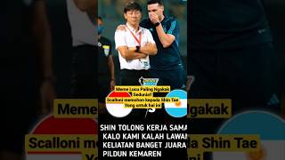 Meme Sepak Bola Paling Lucu dan Ngakak, Scalonj Memohon Kepada Shin Tae Yong