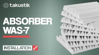 Absorber WAS-7 gray - INSTALLATION - t.akustik