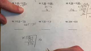 5th Grade Division of Tenths and Hundredths