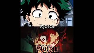 DEKU VS TANJIRO { #mha #deku #tanjiro #shorts #fyp }