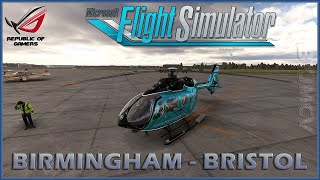 MICROSOFT FLIGHT SIMULATOR * BIRMINGHAM - BRISTOL * i7/RTX4060 * BYJMCV 2023/12