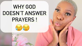 WHY KEEP PRAYING WHEN THERE IS NO ANSWER? Part 1