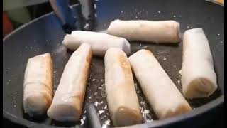 How To Fry Spring Rolls with Less Oil Part 2 of 2