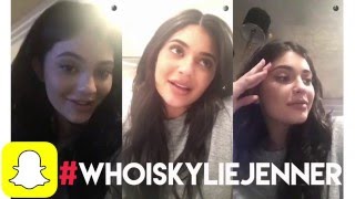 THE REAL KYLIE JENNER on Snapchat | Kylie Snaps