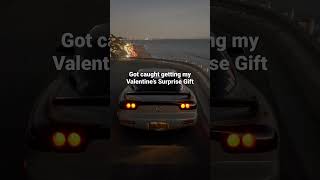 Got caught getting my Valentine’s Surprise Gift #valentinesday #surprise #gift #rx7 #rotary #jdm