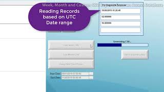 BLUE Open Studio 8.1 - Week, Month and Custom CSV Reports from an Access Database