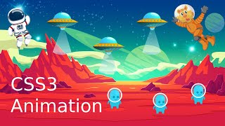 CSS Space Animation Advance || CSS Animation || CSS3 Animation Tutorial ||  CSS Animation Tutorial