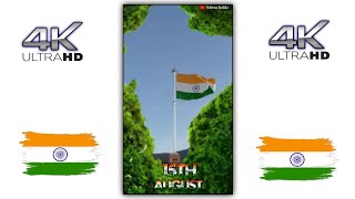 15th August Status 4k Full Screen 2021🇮🇳 Happy Independence Day Status 2021🇮🇳 75th #shorts