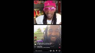 Yo Maps and Omarion Live on Instagram.