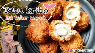 punya tahu dibikin cemilan ini aja TAHU KRIBO || Masakan sederhana sehari hari ||